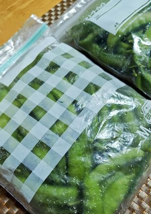 ★えんどう豆は冷凍保存して食べたい時に！-レシピのメイン写真