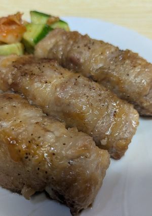 甘辛さっぱりだれの厚揚げ肉巻き-レシピのメイン写真