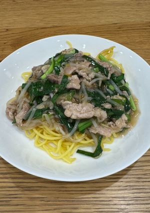ニラの餡かけ焼きそば-レシピのメイン写真