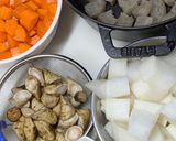 小豆と根菜のいとこ煮作り方4写真