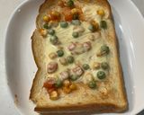 オムライス風トースト作り方6写真