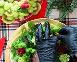 クリスマスリースサラダ作り方5写真
