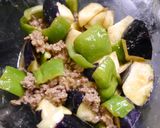 レンジで簡単！肉茄子味噌作り方4写真