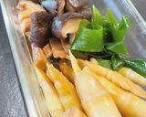 お弁当に♡月山筍としいたけの煮物作り方3写真