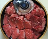まぐろの煮つけ作り方1写真