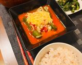 丸ごとピーマンの肉詰め。トマト煮込み作り方7写真