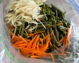 わらびと塩昆布の和え物♪作り方6写真