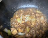 かぼちゃと鶏の甘辛炒め作り方3写真