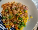 レンジ簡単洋風プルコギ味オムライス弁当作り方4写真