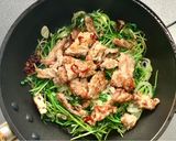 豚ひき肉と豆苗と卵の中華炒め作り方8写真
