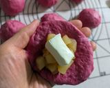 ビーツ生地のりんごパン作り方7写真