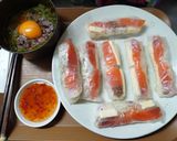 サーモンとチーズの簡単生春巻きサラダ作り方8写真