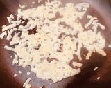 牡蠣のクリームパスタ　パリパリチーズ乗せ作り方2写真