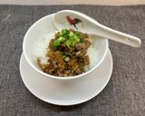 牛ひき肉とザーサイ のそぼろ丼!作り方5写真