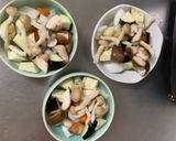 肉無チクワ簡単洋風タコライス味野菜炒め作り方9写真
