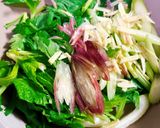丸ごと美味しい！セロリと茗荷の中華炒め作り方1写真