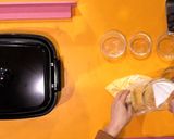 豆苗のお好み焼き【食遺産】作り方3写真