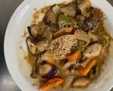 簡単中華風クリーミー味噌デミ味甘酢作り方17写真