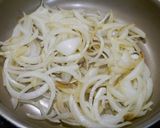 簡単！豆苗たまご丼　カツ添え作り方2写真