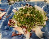 蒸しダコとみょうがとしそのポン酢和え作り方2写真