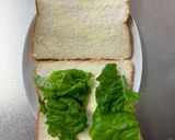 オムレツとレタスの焼きサンドイッチ！作り方5写真