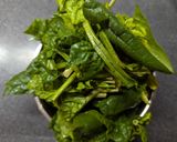 ワンパンで♡ハラミとほうれん草の中華炒め作り方1写真