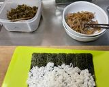 手抜焼肉巻き【海苔はビタミンCたっぷり】作り方2写真