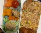 全てレンジさっぱり洋風梅ウスター炒飯弁当作り方16写真