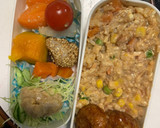 全てレンジさっぱり洋風梅ウスター炒飯弁当作り方16写真