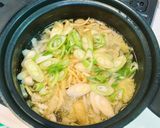 白菜の軸と油揚げのおみそ汁作り方2写真