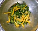 白だしで簡単 副菜 きゅうり パプリカの 酢の物作り方6写真