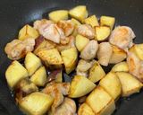 できた！うまいやつ。鶏さつまいも作り方4写真