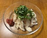 レンチンで簡単！ささみバターの梅肉和え作り方3写真