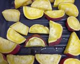 緑色野菜とさつまいもの胡麻だれサラダ作り方2写真