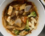 肉無豆腐コク旨クリーミー梅トマト味野菜炒作り方18写真