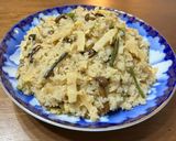 蒸し器で作る 栗入り山菜おこわ作り方17写真