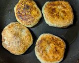 餃子の残りタネを自作の生地でシャーペイ作り方11写真