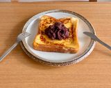 甘くない　ハムとチーズのフレンチトースト作り方7写真
