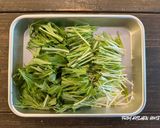 水菜と豆のピリ辛白和え作り方2写真