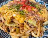 オムうどん作り方7写真