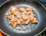 鶏もも肉とほうれん草のバター醤油炒め作り方3写真