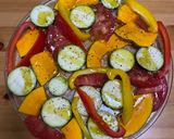 果実ドレ添え　夏野菜のローストサラダ作り方7写真