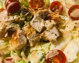 プチトマト＆サイコロチキンカツのサラダ作り方2写真