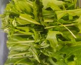 超簡単🌟水菜と油揚げのめんつゆ煮作り方1写真