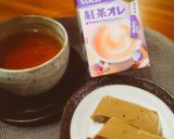 *紅茶オレ*サイリウムレンチンわらび餅作り方4写真