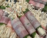 えのきのベーコンしそ巻き作り方3写真