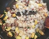変わり種！？ズッキーニのカレー炒飯作り方3写真