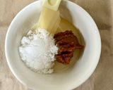 レンジで簡単！すきまおかずにナッツ味噌作り方1写真