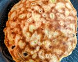 簡単ランチ!キャベツとキノコのお好み焼き作り方8写真