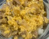 豚とじ丼作り方6写真